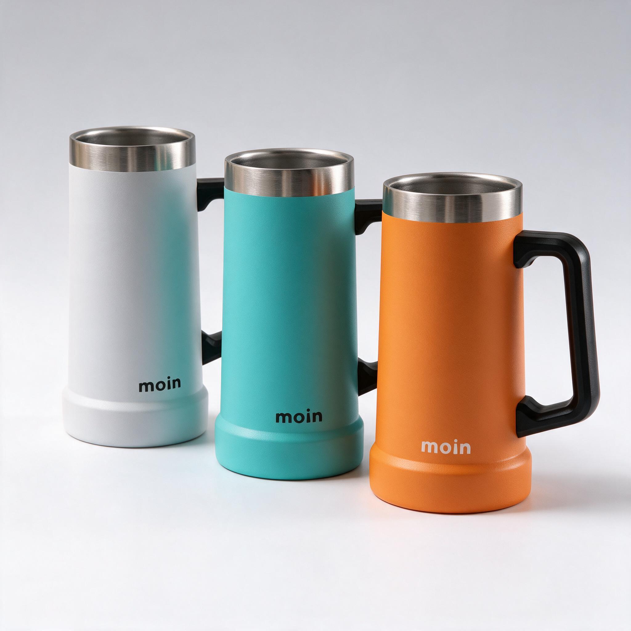 Insulated Beer Mug 24oz 3-Color