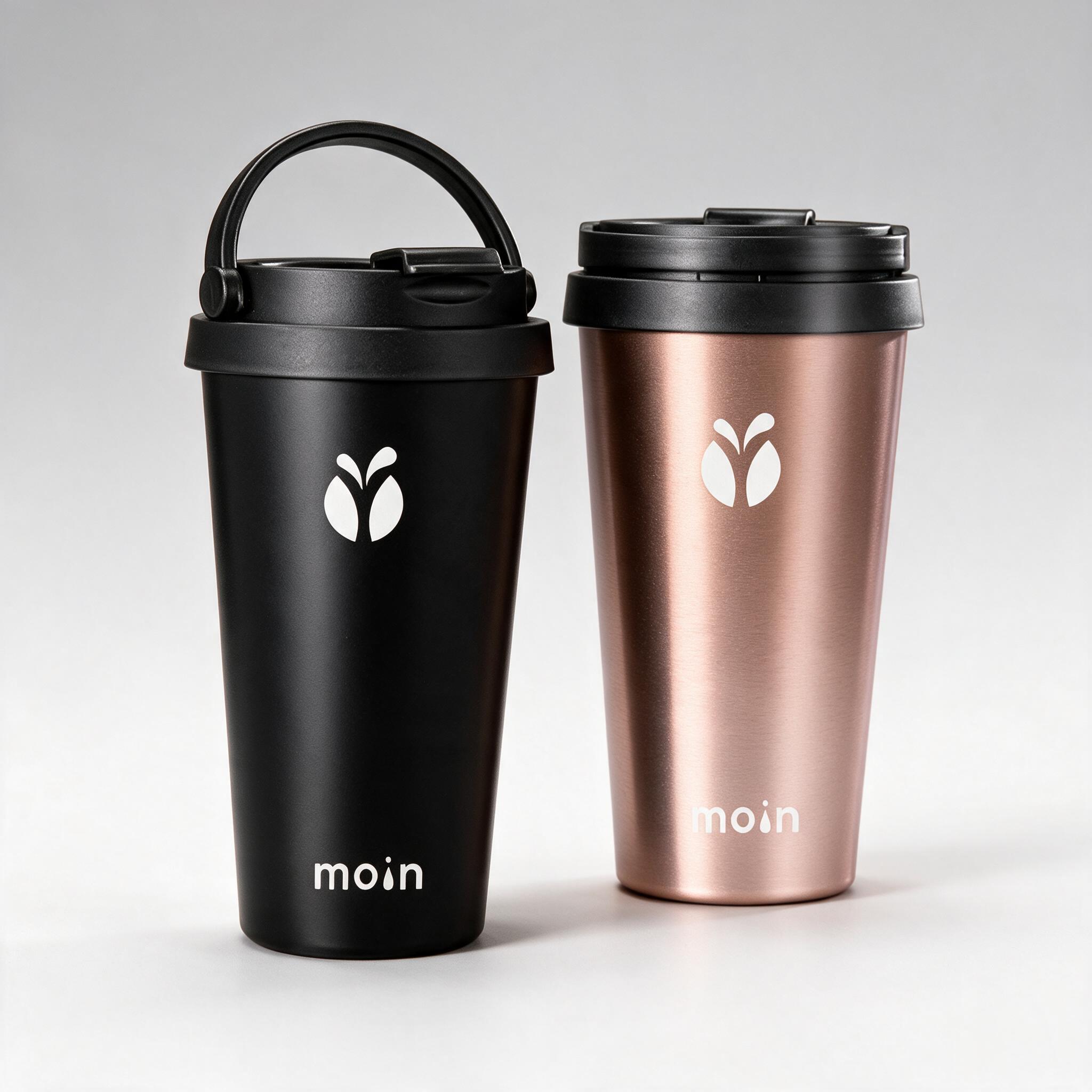 Coffee Mug with Flip Lid 2-Color (MY-KF1602)