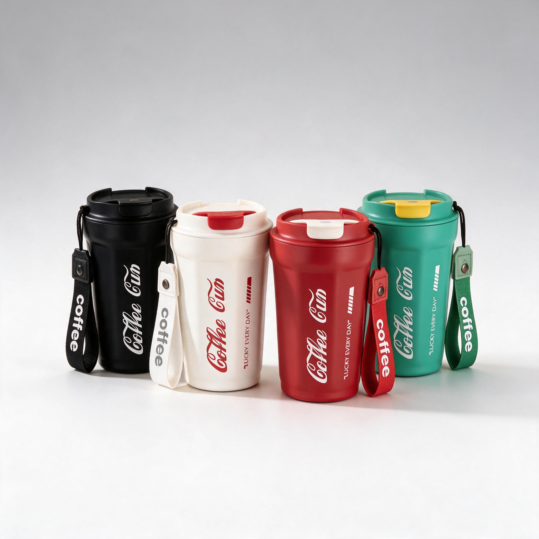 Coffee Cup with Strap 4-Color (MY-KF1204)