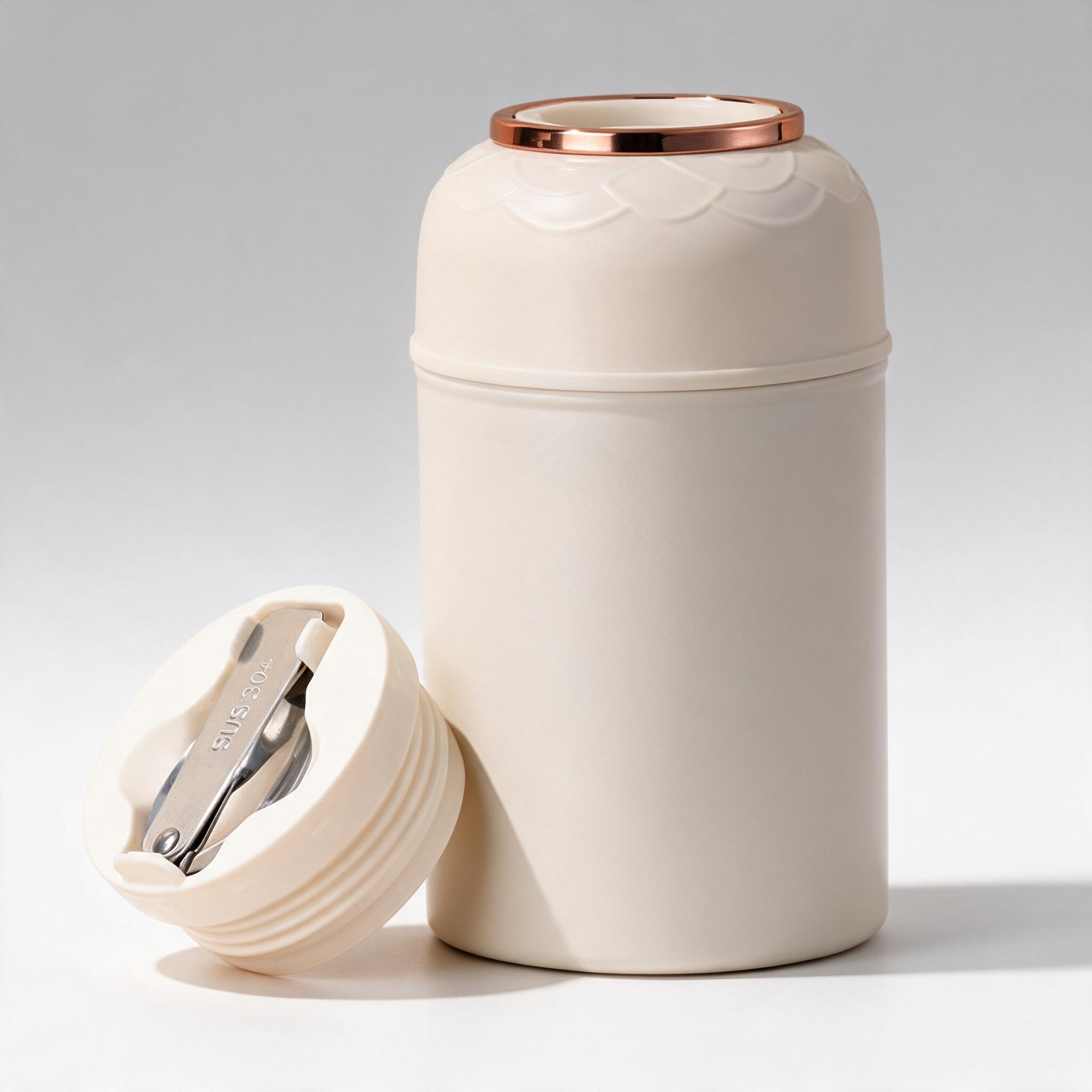 Insulated Food Jar with Spoon (MY-FJ1604)