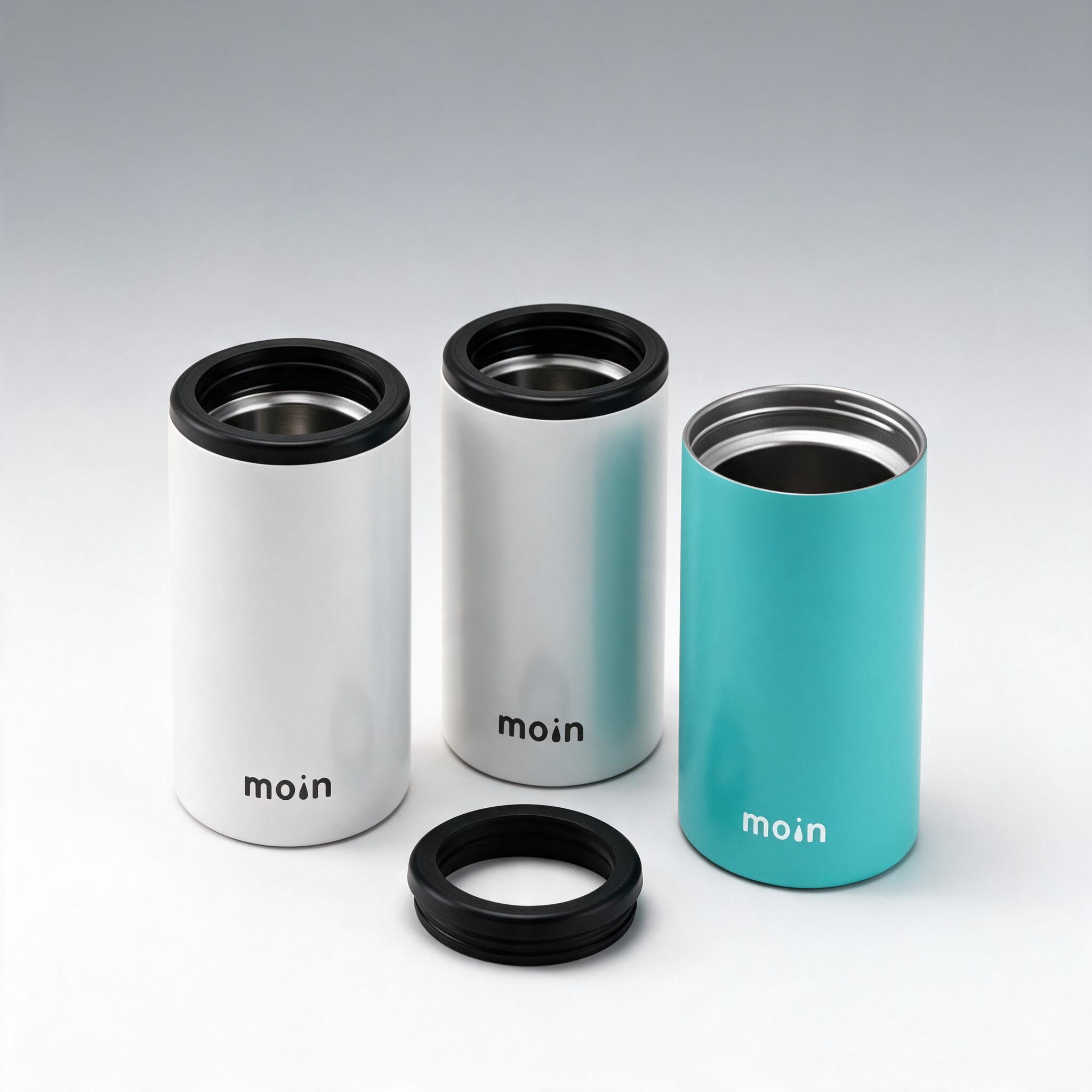 Insulated Can Cooler with Silicone Ring 3-Color (MY-CL1203)