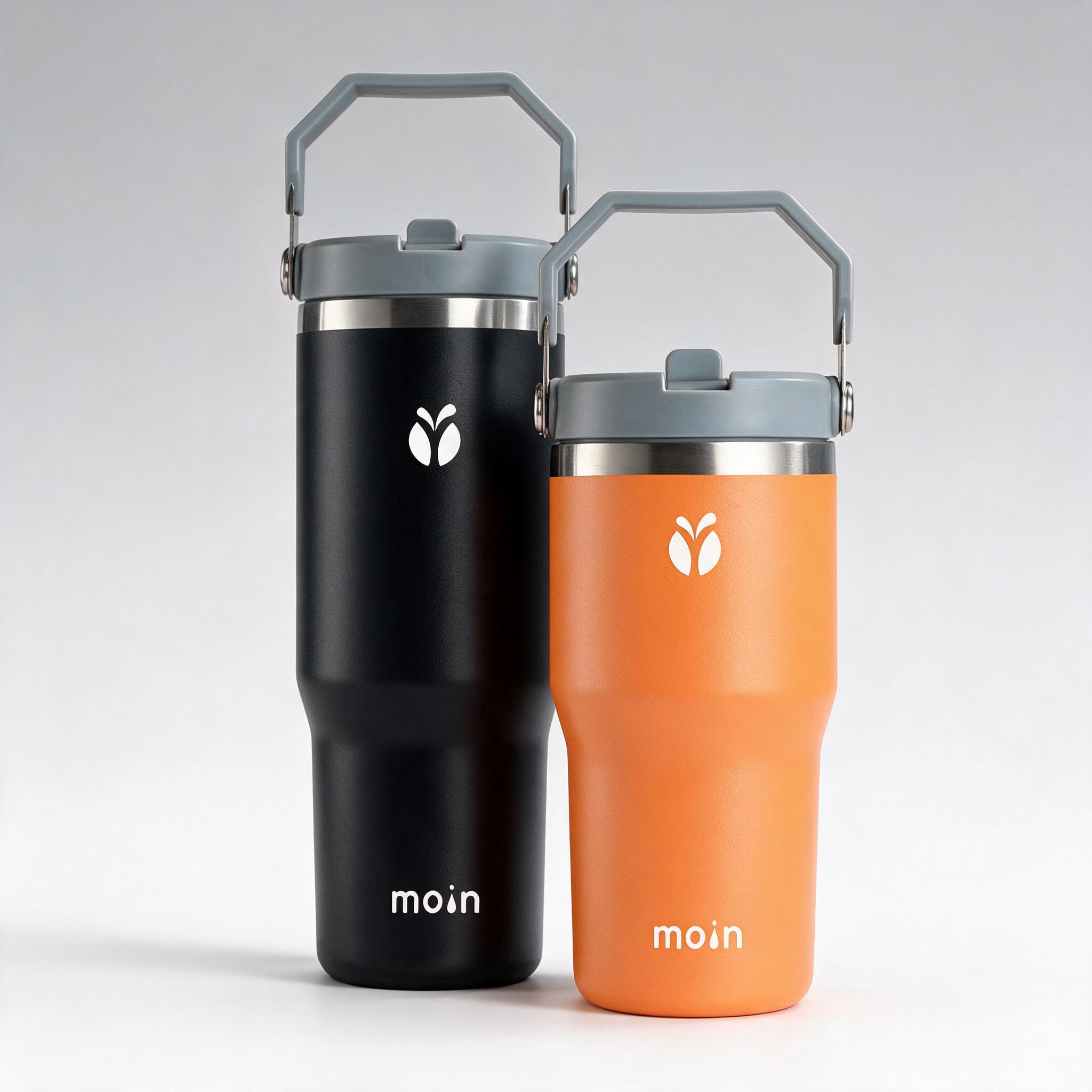 Car Cup Tumbler with Flip Lid 2-Size