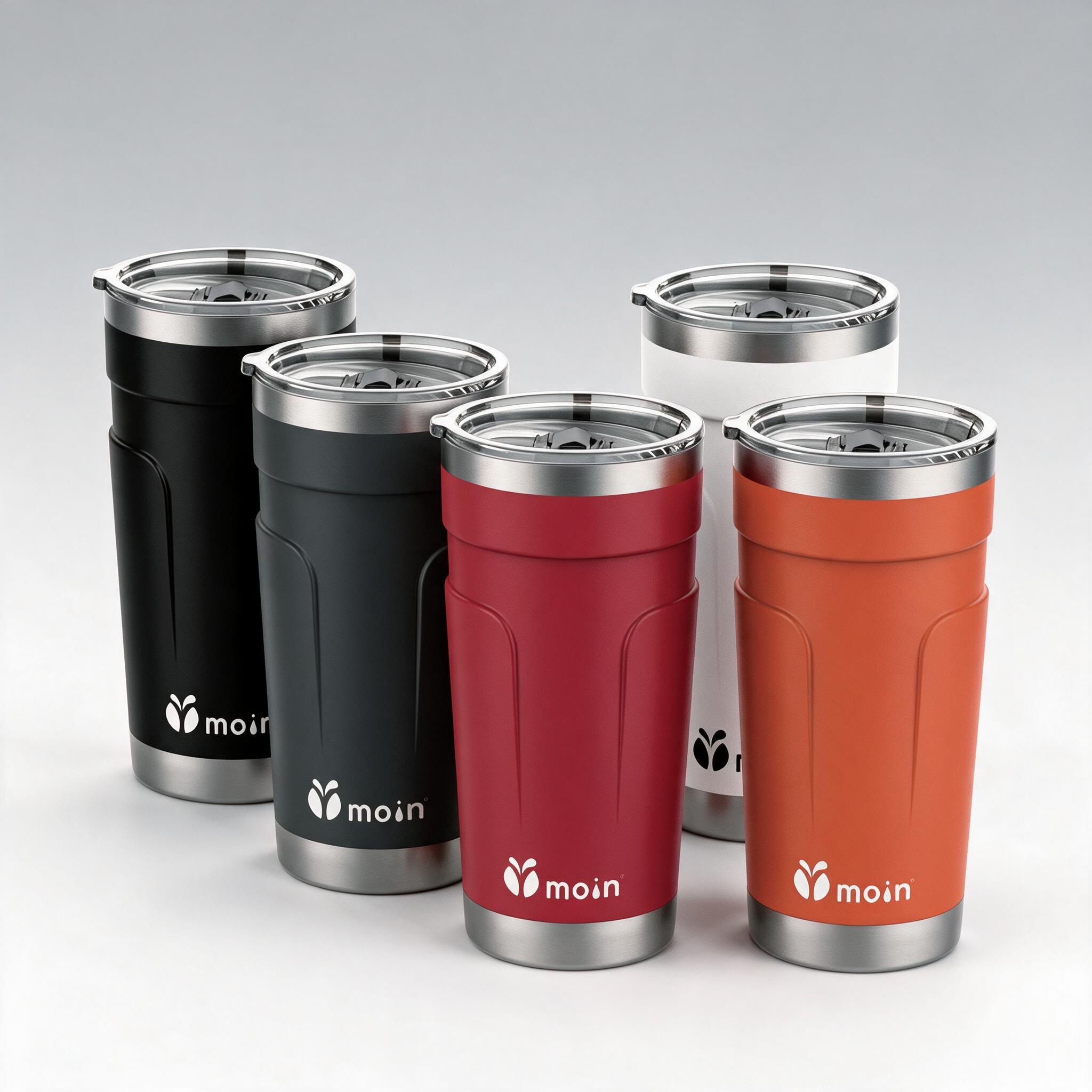 Stainless Steel Tumbler 5-Color Set